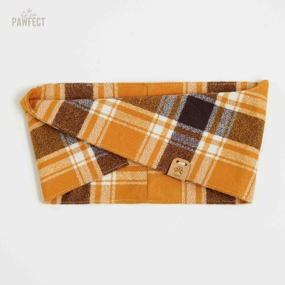 Small Flannel Dog Bandana Infinity Scarf for Small Breeds - Picture 12 of 14